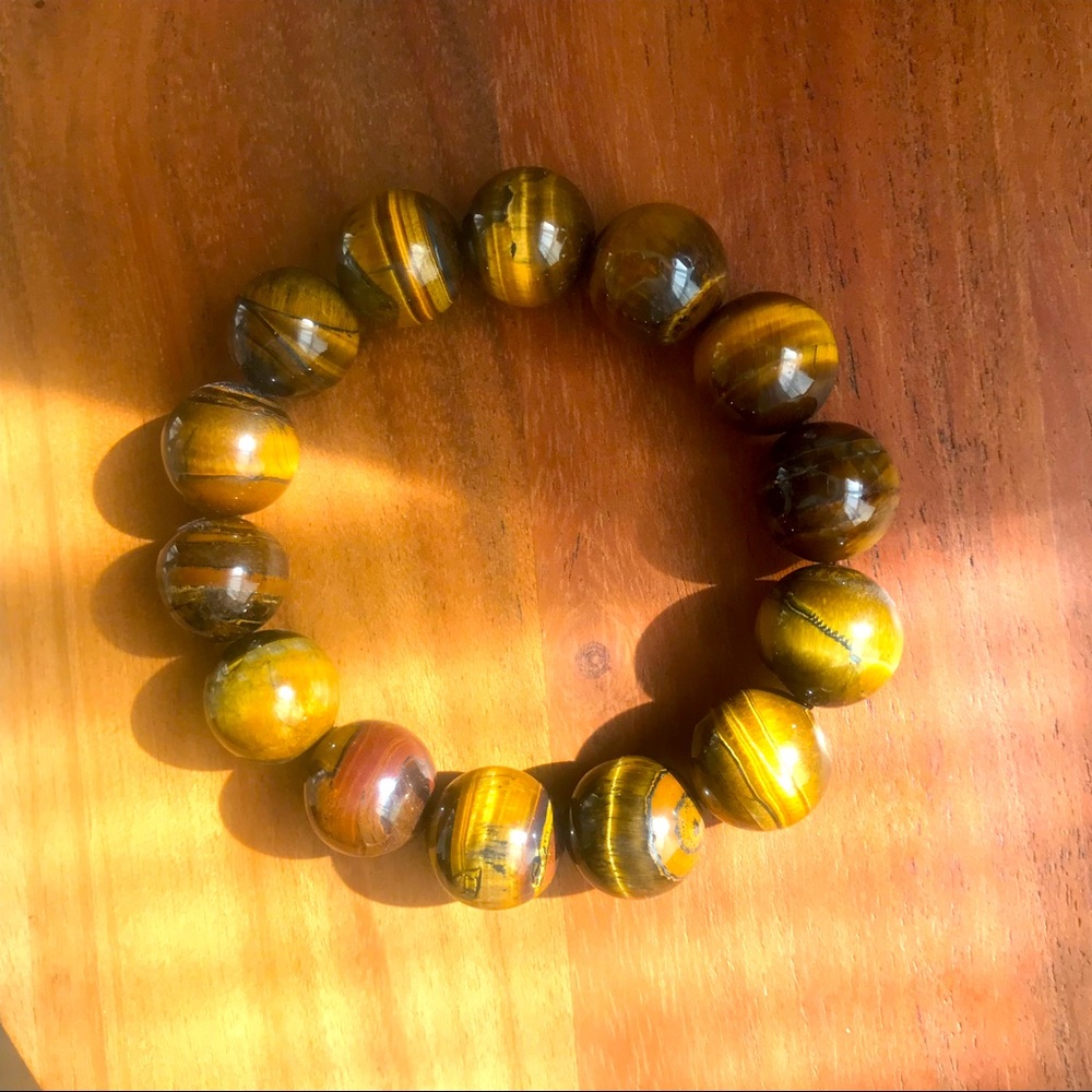 Beads Bracelet-Yellow Tiger Eye